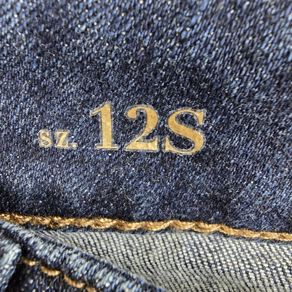 WHBM Sequin Lace Jeans The Slim Size 12S NWT - Picture 9 of 16